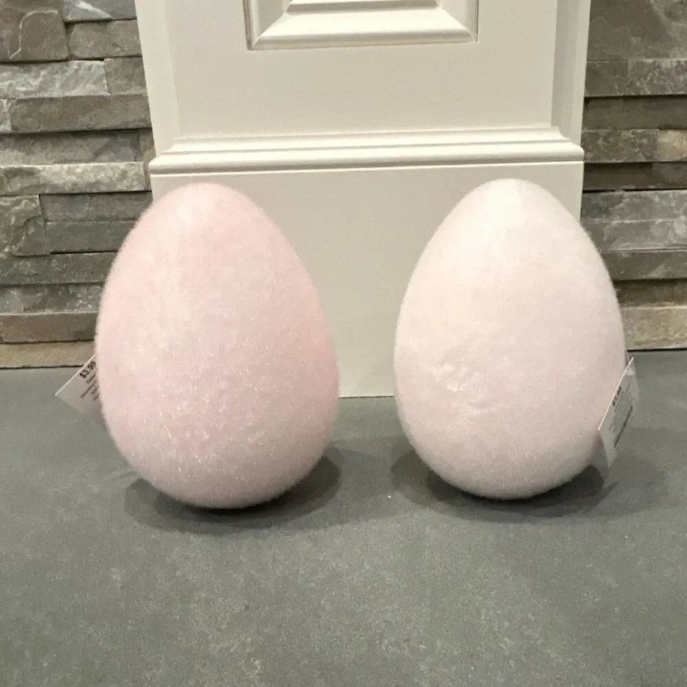 Hobby Lobby Easter 2026 Decorative Egg Pink & Pale Pink 5.5in